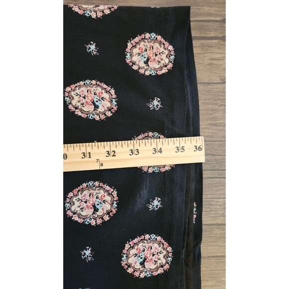 Nanette Lepore Womens Floral Print Shakespeare Dress Black 100% Silk Size 8 (M) - Picture 9 of 10